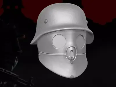 Wolfenstein Blackguard Fan Art STL Files for Action Figures 3D print model
