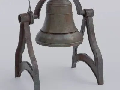 Old Bell Low-poly 3D model