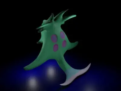 Sea Hipno Lp Low-poly 3D model