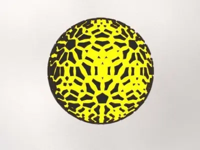 Force Field Low-poly 3D model