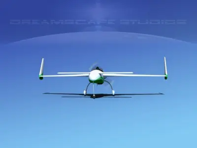 Rutan Long-EZ V12 3D model