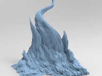 Spiral Mountain 1 3D model