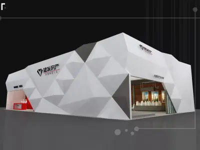 Exhibition - size - 20X12-3DMAX2009-0011 3D model