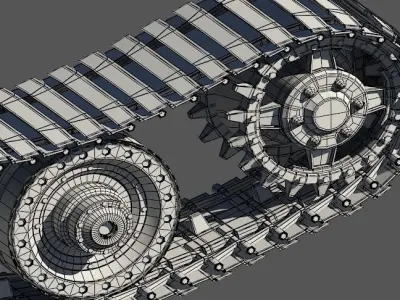 WWII Heavy Tank Elephant Free 3D model