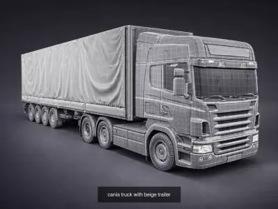 pack of 5 semi truck