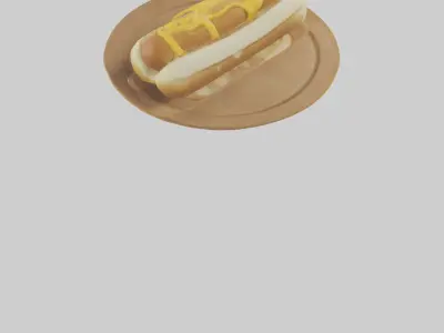 Cheese dog model 3D model