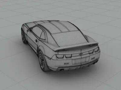 Sports car 3D model