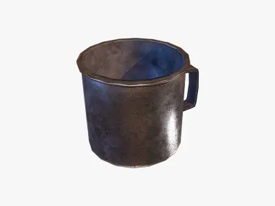 Old Cup  Free low-poly 3D model