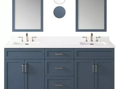 OVE Lincoln 72 Vanity 3D model