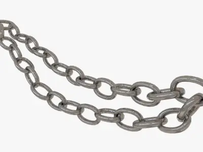 Realistic Metal Chain 3D model