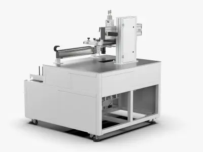 Automatic Screen Printing Equipment 3D model