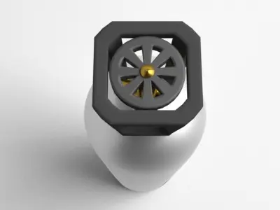 Gas Tank Cylinder 20 Pound 3D model