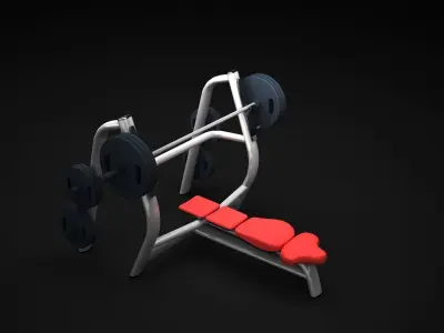 Bench Horizontal DR 3D model
