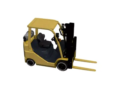 Small Capacity Forklift Compact Warehouse Handling Vehicle 02 3D model