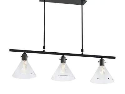 GLASS INDUSTRIAL LAMP 3D model