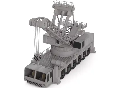 Crane 3D model shop