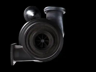 TURBO KIT 3D model
