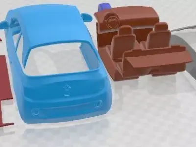 Opel Adam 2013 Printable Car 3D print model
