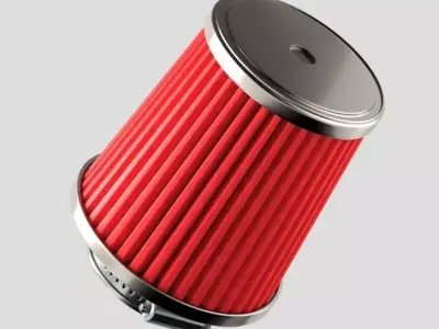 Air filter Low-poly 3D model get