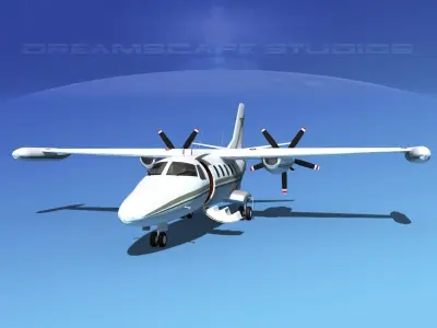 Dreamscape AF-44 Star Executive V05 3D model