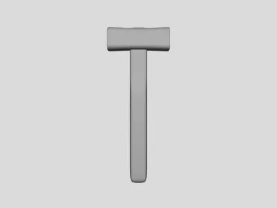 Hammer - Geometry Only No Textures No Materials 3D model