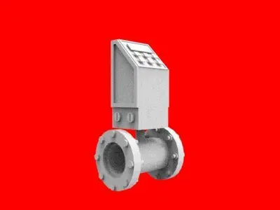 flow meter 3D print model