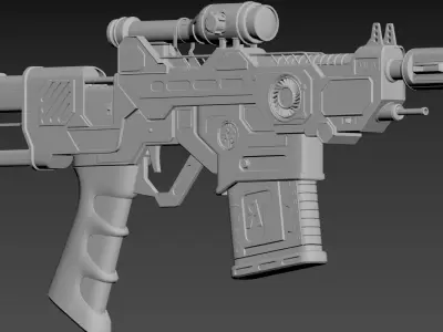 Assualt Rifle 3D model