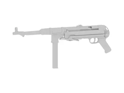 Schmeisser mp-40 3D model 3D model