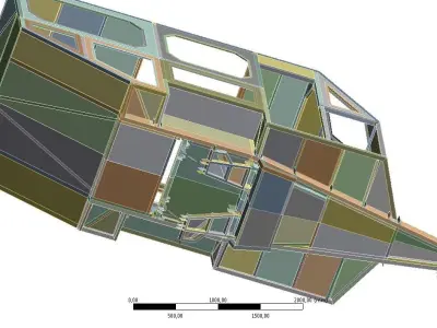 Camper frame Free 3D model