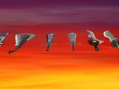 Swords Assest Pack Low-poly 3D model