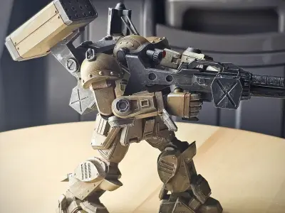 Bell Bottoms Scope Canine 120mm 3D print model