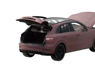 PORSCHE CAYENNE WITH INTERIOR 3D model