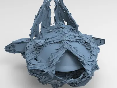 Aquaman sea masters hub 3D model