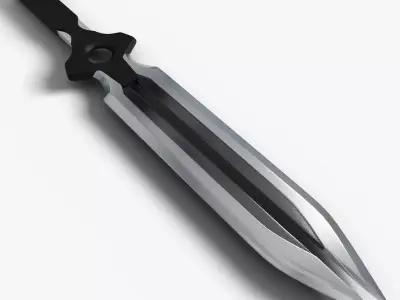 Darker than black dagger Free 3D model