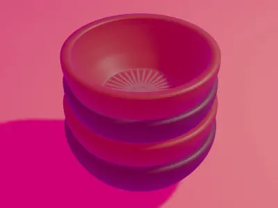 Clay plates free 3d Model Free 3D model