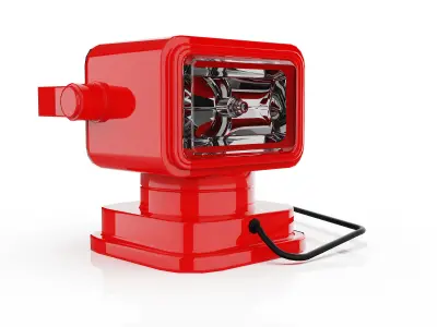 GoLight Mobile Work Light  Off-Road Spotlight  Low-poly 3D model
