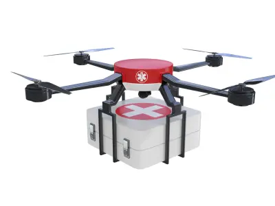 Medical Drone 3D model buy