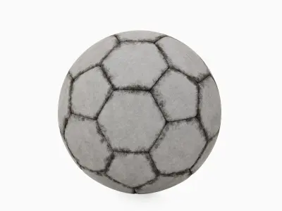 Dirty Soccer Ball Set  3D model