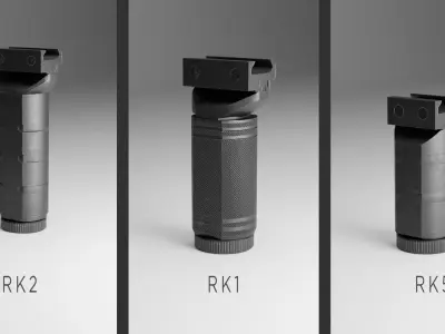 Zenit Foregrips Pack Low-poly 3D model