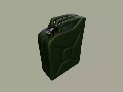Fuel can 3D model