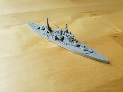 British Queen Elizabeth Class Battleship 3D print model