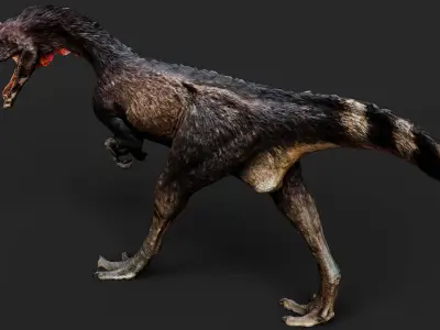 dinosaur jurassic creature Free model scan Free low-poly 3D model