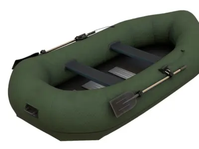 INFLATABLE BOAT 3D model shop