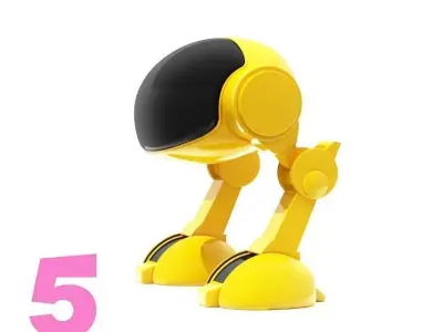 Yellow Ace5 studios Robot Rig - Cinema4D 3D model