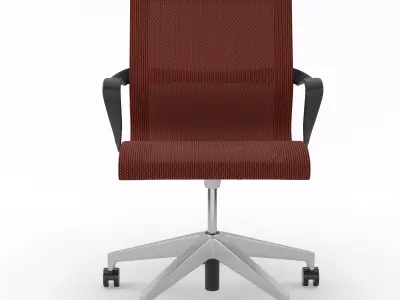 Office Rolling Chair Low-poly 3D model