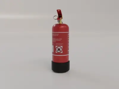 Fire Extinguisher - Model A 3D model