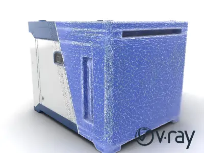Modular Storage Box Flexible System model pack Low-poly 3D model