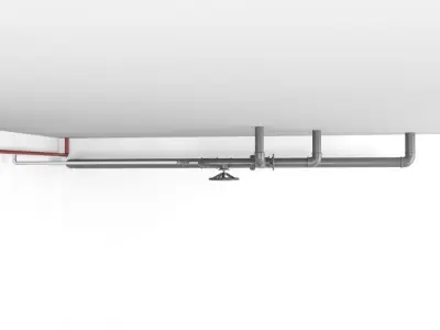 Water Pipes Low-poly 3D model