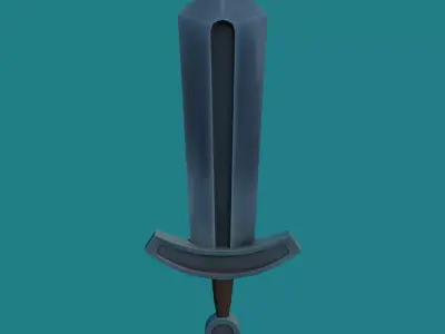 Mini Sword Low-poly 3D model purchase