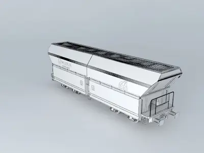 ERR - Coal Hopper - Falns - Veolia Livery Free 3D model